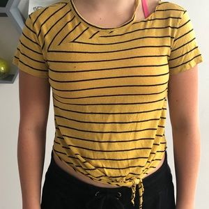Ripped tied t shirt